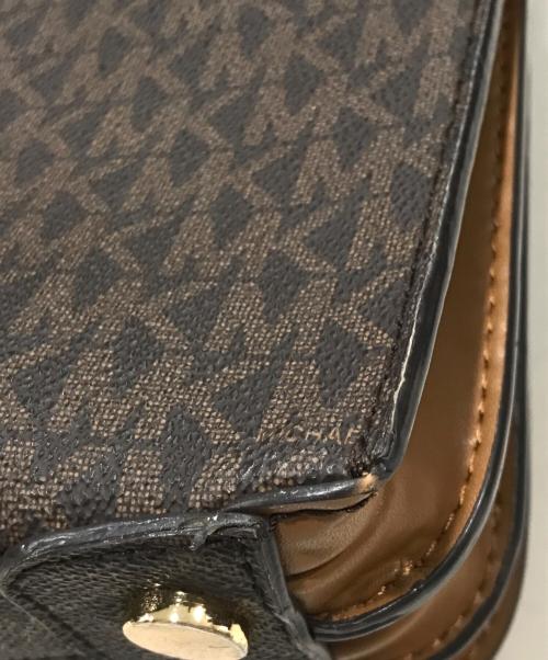 MICHAEL KORS（マイケル・コース）MICHAEL KORS (マイケル・コース) シグネチャー2WAYバッグ ブラウンの古着・服飾アイテム