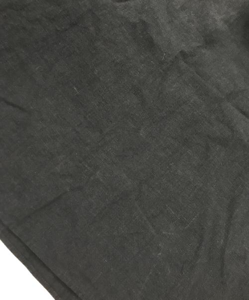 journal standard luxe（ジャーナルスタンダード ラックス）JOURNAL STANDARD LUXE (ジャーナルスタンダード ラックス) 40リネンワッシャー Vスキッパーシャツ ブラック サイズ:表記なしの古着・服飾アイテム