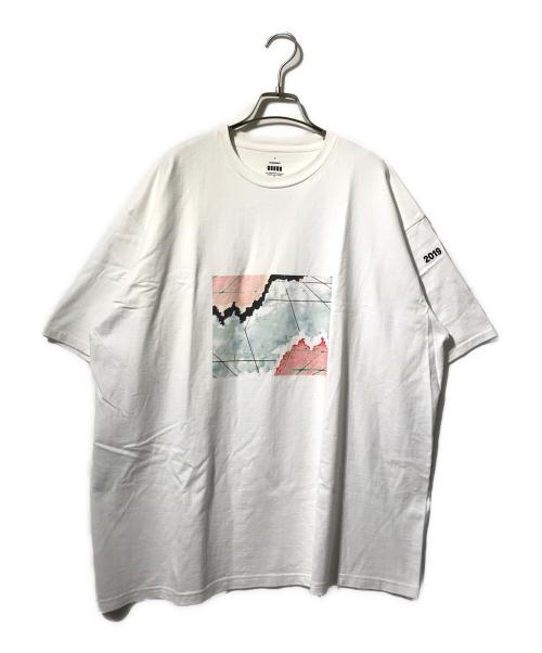 Graphpaper（グラフペーパー）Graphpaper (グラフペーパー) FUTURE (フューチャー) プリントTシャツ ホワイト サイズ:Fの古着・服飾アイテム