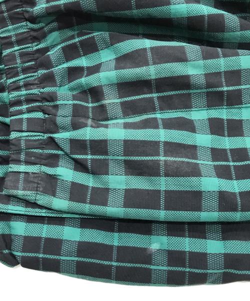 SUPREME（シュプリーム）SUPREME (シュプリーム) Nylon Plaid Track Pant/ナイロンチェック柄トラックパンツ グリーン×ブラック サイズ:Sの古着・服飾アイテム