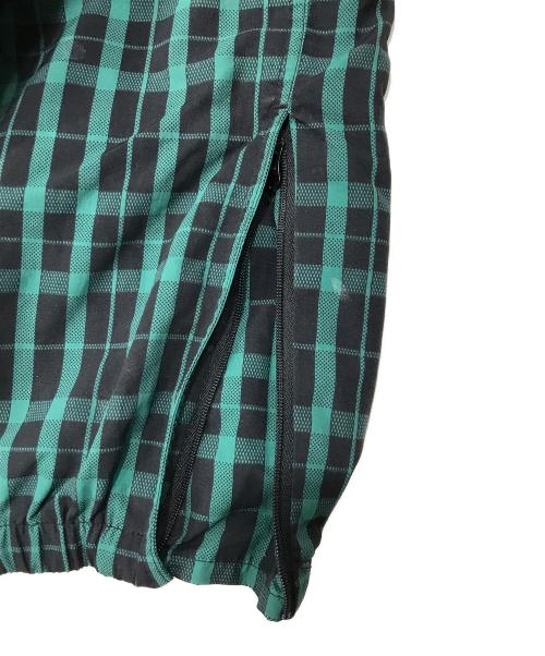 SUPREME（シュプリーム）SUPREME (シュプリーム) Nylon Plaid Track Pant/ナイロンチェック柄トラックパンツ グリーン×ブラック サイズ:Sの古着・服飾アイテム