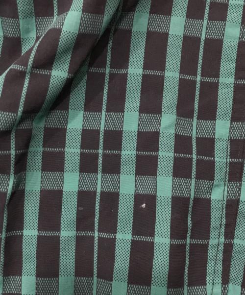 SUPREME（シュプリーム）SUPREME (シュプリーム) Nylon Plaid Track Pant/ナイロンチェック柄トラックパンツ グリーン×ブラック サイズ:Sの古着・服飾アイテム