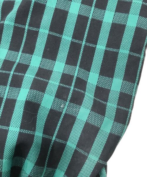 SUPREME（シュプリーム）SUPREME (シュプリーム) Nylon Plaid Track Pant/ナイロンチェック柄トラックパンツ グリーン×ブラック サイズ:Sの古着・服飾アイテム