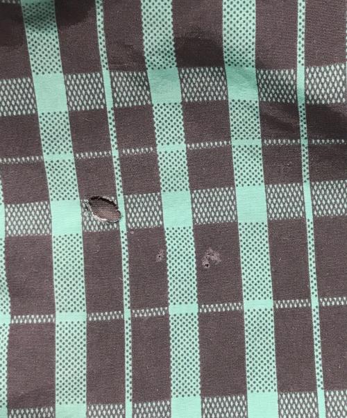 SUPREME（シュプリーム）SUPREME (シュプリーム) Nylon Plaid Track Pant/ナイロンチェック柄トラックパンツ グリーン×ブラック サイズ:Sの古着・服飾アイテム