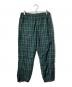SUPREME（シュプリーム）の古着「Nylon Plaid Track Pant/ナイロンチェック柄トラックパンツ」｜グリーン×ブラック