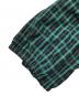 中古・古着 SUPREME (シュプリーム) Nylon Plaid Track Pant/ナイロンチェック柄トラックパンツ グリーン×ブラック サイズ:S：8000円