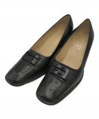 GUCCIグッチ）の古着「Gロゴパンプス」｜ブラウン