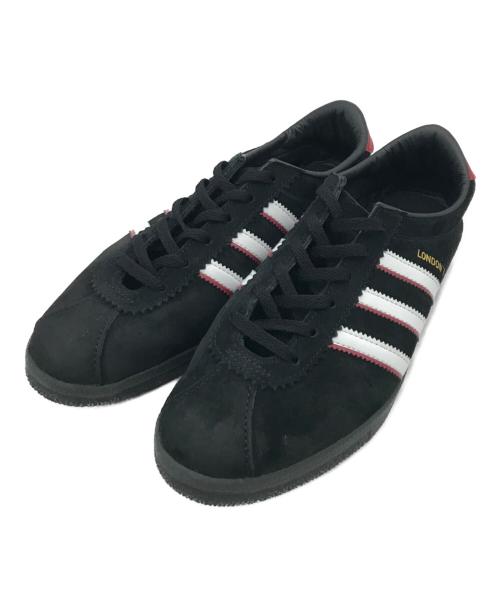 adidas（アディダス）adidas (アディダス) ローカットスニーカー ブラック×レッド サイズ:24.0の古着・服飾アイテム