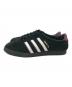adidas (アディダス) ローカットスニーカー ブラック×レッド サイズ:24.0：13000円