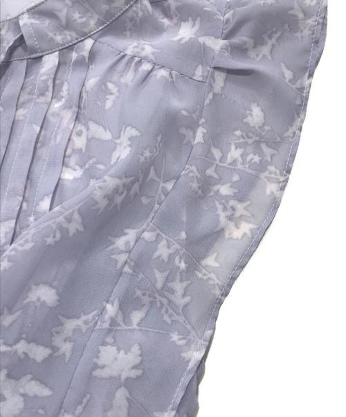 Snidel（スナイデル）Snidel (スナイデル) プリントプリーツワンピ ラベンダーの古着・服飾アイテム