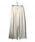 marjour（マージュール）の古着「BELT SET TUCK PANTS」｜ホワイト