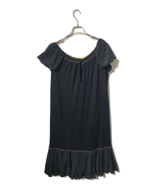 FENDI（フェンディ）FENDI (フェンディ) 切替ワンピース ブラック サイズ:40の古着・服飾アイテム