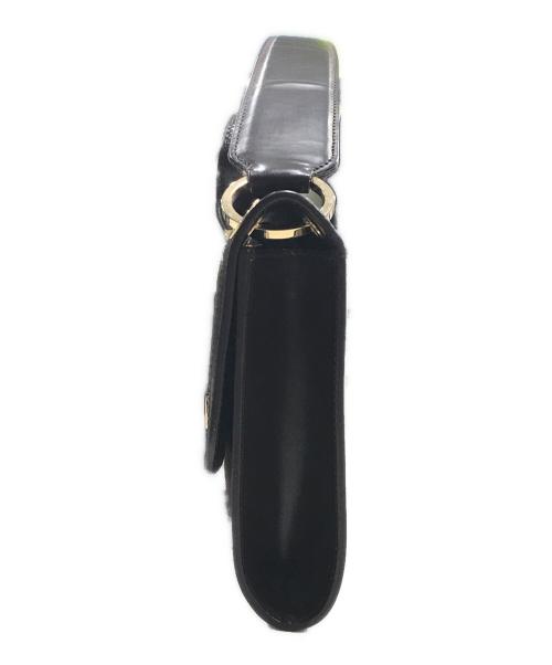 Salvatore Ferragamo（サルヴァトーレ フェラガモ）Salvatore Ferragamo (サルヴァトーレ フェラガモ) コーデュロイショルダーバッグ ブラウンの古着・服飾アイテム