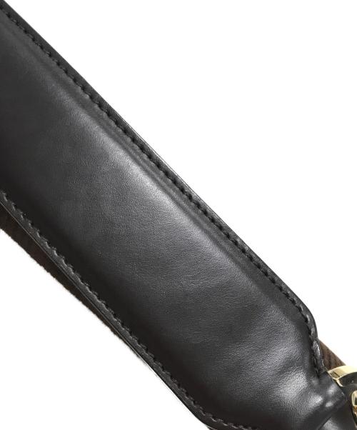 Salvatore Ferragamo（サルヴァトーレ フェラガモ）Salvatore Ferragamo (サルヴァトーレ フェラガモ) コーデュロイショルダーバッグ ブラウンの古着・服飾アイテム