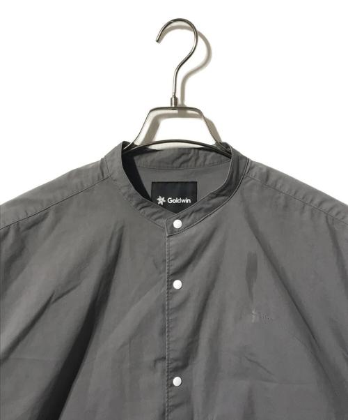 GOLDWIN（ゴールドウイン）GOLDWIN (ゴールドウイン) オーバーサイズドバンドカラーシャツ グレー サイズ:3の古着・服飾アイテム