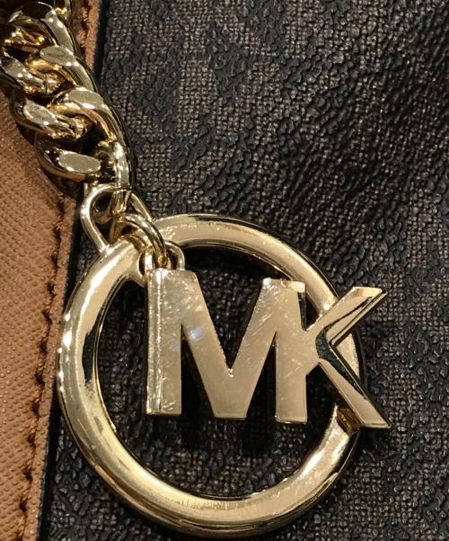 MICHAEL KORS（マイケルコース）MICHAEL KORS (マイケルコース) シグネチャートートバッグ ブラウンの古着・服飾アイテム