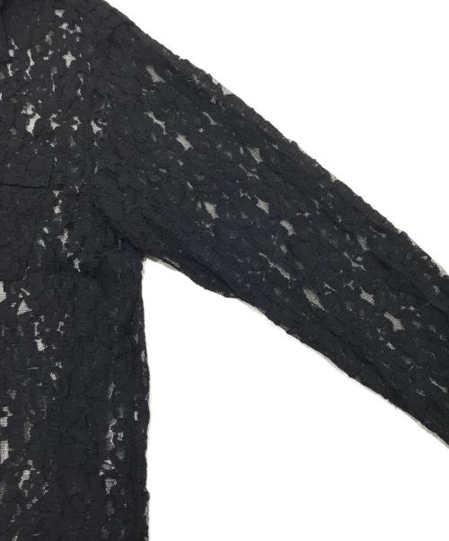 OUR LEGACY（アワーレガシー）OUR LEGACY (アワーレガシー) ポリシーレースシャツ/POLICY LACE SHIRT ブラック サイズ:46の古着・服飾アイテム