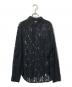OUR LEGACY（アワーレガシー）の古着「ポリシーレースシャツ/POLICY LACE SHIRT」｜ブラック