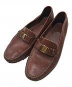 Salvatore Ferragamoサルヴァトーレ フェラガモ）の古着「ドライビングシューズ」｜ブラウン