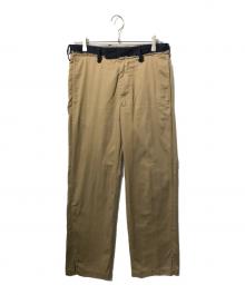 FACETASM（ファセッタズム）の古着「SLIT PANTS」｜ベージュ