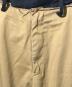 中古・古着 FACETASM (ファセッタズム) SLIT PANTS ベージュ サイズ:3：5000円