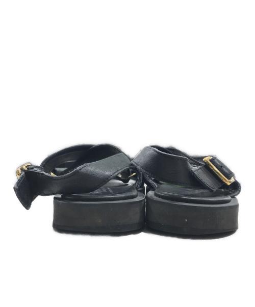 PADRONE（パドローネ）PADRONE (パドローネ) 別注BELT SANDAL ブラック サイズ:42の古着・服飾アイテム