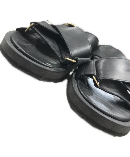 PADRONE（パドローネ）PADRONE (パドローネ) 別注BELT SANDAL ブラック サイズ:42の古着・服飾アイテム