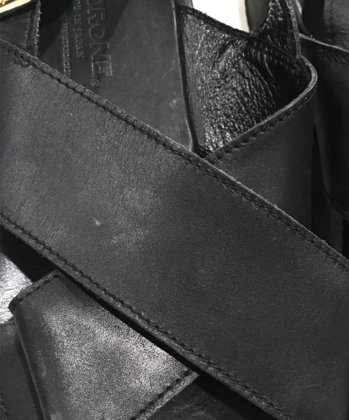PADRONE（パドローネ）PADRONE (パドローネ) 別注BELT SANDAL ブラック サイズ:42の古着・服飾アイテム