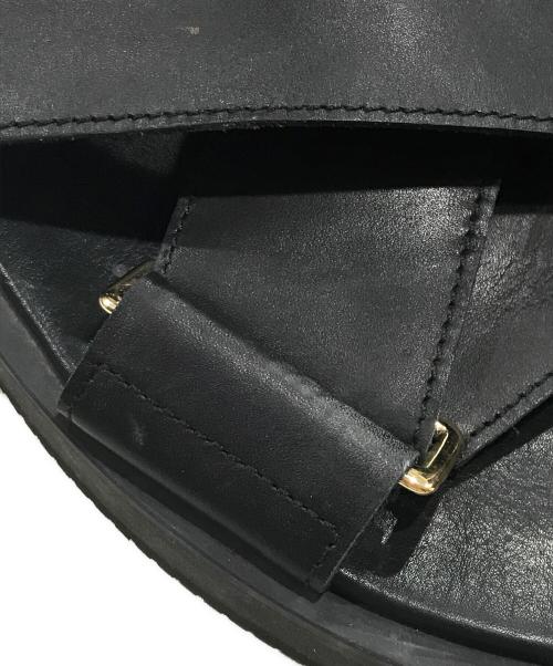 PADRONE（パドローネ）PADRONE (パドローネ) 別注BELT SANDAL ブラック サイズ:42の古着・服飾アイテム