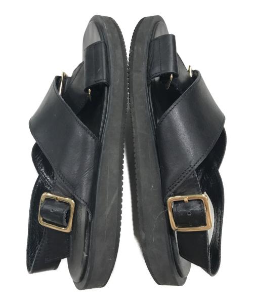 PADRONE（パドローネ）PADRONE (パドローネ) 別注BELT SANDAL ブラック サイズ:42の古着・服飾アイテム