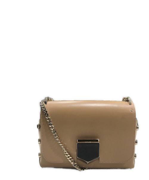 JIMMY CHOO（ジミーチュウ）JIMMY CHOO (ジミーチュウ) ロケット プティショルダーバッグ ブラウンの古着・服飾アイテム