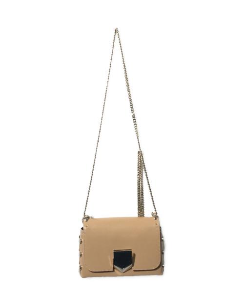 JIMMY CHOO（ジミーチュウ）JIMMY CHOO (ジミーチュウ) ロケット プティショルダーバッグ ブラウンの古着・服飾アイテム
