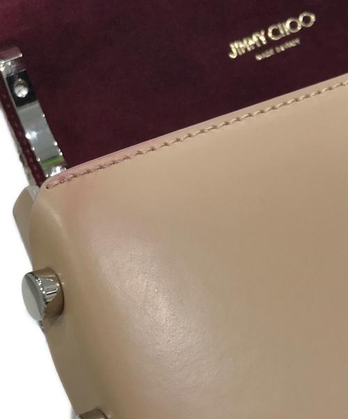 JIMMY CHOO（ジミーチュウ）JIMMY CHOO (ジミーチュウ) ロケット プティショルダーバッグ ブラウンの古着・服飾アイテム