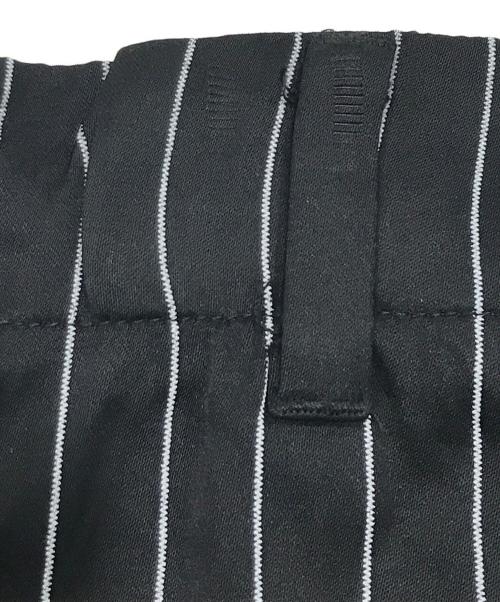 MM6 Maison Margiela（エムエムシックスメゾンマルジェラ）MM6 Maison Margiela (エムエムシックスメゾンマルジェラ) ストライプパンツ/レーヨンパンツ ブラック サイズ:160cmの古着・服飾アイテム
