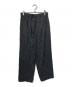 MM6 Maison Margiela (エムエムシックスメゾンマルジェラ) ストライプパンツ/レーヨンパンツ ブラック サイズ:160cm：10000円