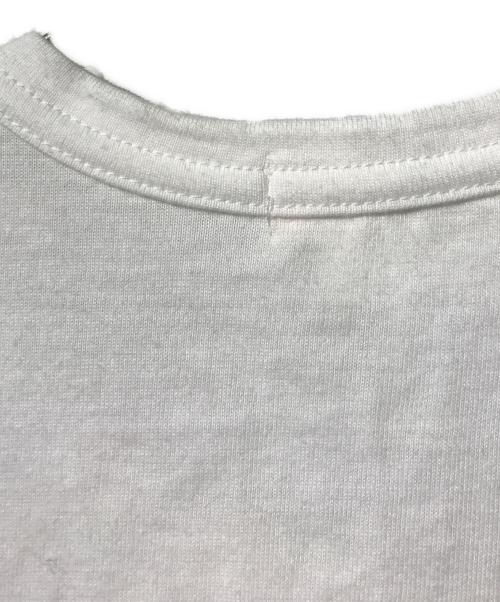 COMME des GARCONS（コムデギャルソン）COMME des GARCONS (コムデギャルソン) プリントノースリーブTシャツ ホワイト×レッド サイズ:SSの古着・服飾アイテム