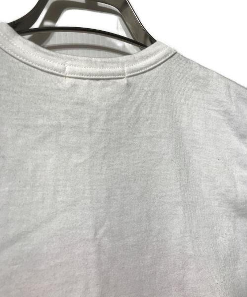 COMME des GARCONS（コムデギャルソン）COMME des GARCONS (コムデギャルソン) プリントノースリーブTシャツ ホワイト×レッド サイズ:SSの古着・服飾アイテム
