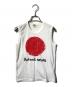 COMME des GARCONS（コムデギャルソン）の古着「プリントノースリーブTシャツ」｜ホワイト×レッド