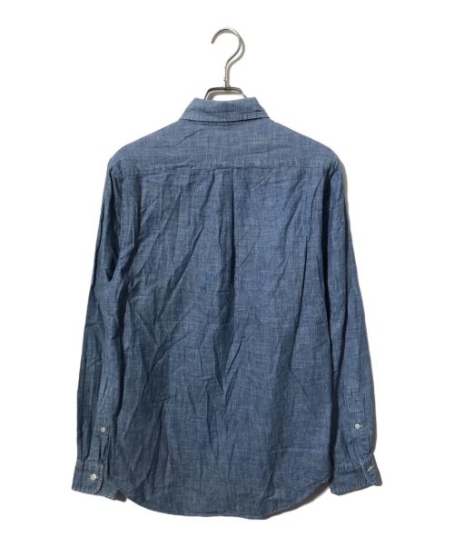 POLO RALPH LAUREN（ポロ・ラルフローレン）POLO RALPH LAUREN (ポロ・ラルフローレン) シャンブレーボタンダウンシャツ ブルー サイズ:Sの古着・服飾アイテム