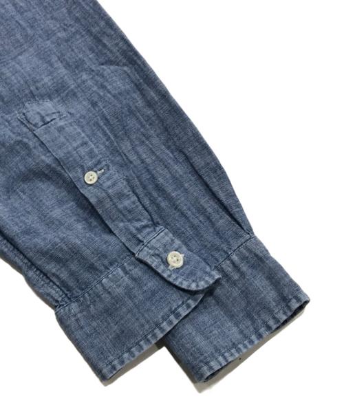 POLO RALPH LAUREN（ポロ・ラルフローレン）POLO RALPH LAUREN (ポロ・ラルフローレン) シャンブレーボタンダウンシャツ ブルー サイズ:Sの古着・服飾アイテム