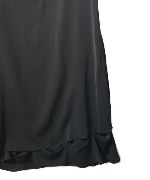 FOXEY NEWYORK（フォクシーニューヨーク）FOXEY NEWYORK (フォクシーニューヨーク) ノースリーブワンピース ブラック サイズ:38の古着・服飾アイテム