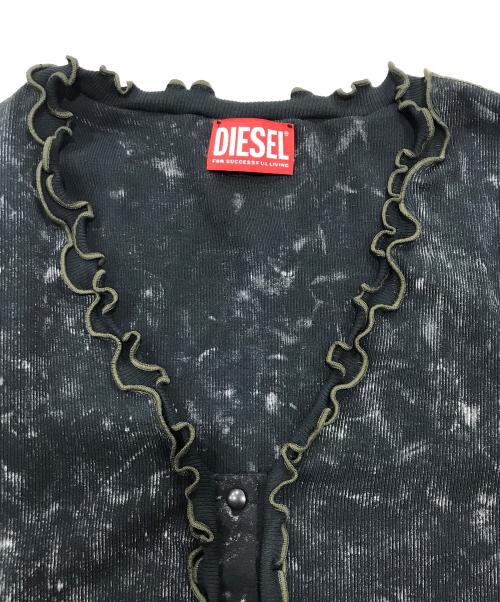 DIESEL（ディーゼル）DIESEL (ディーゼル) T-FLUX ロングスリーブカーディガン グレー サイズ:Ｓの古着・服飾アイテム