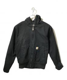 CarHartt（カーハート）の古着「LOOSE FIT WASHED DUCK INSULATED ACTIVE JACKET/アクティブジャケット」｜ブラック