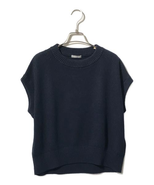 theory luxe（セオリーリュクス）theory luxe (セオリーリュクス) ノースリーブニット ネイビー サイズ:38の古着・服飾アイテム