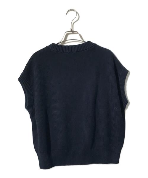theory luxe（セオリーリュクス）theory luxe (セオリーリュクス) ノースリーブニット ネイビー サイズ:38の古着・服飾アイテム