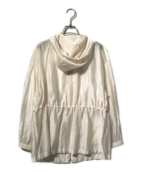 theory luxe（セオリーリュクス）theory luxe (セオリーリュクス) シアーフーデッドブルゾン ベージュ サイズ:38の古着・服飾アイテム