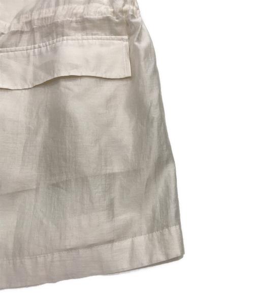 theory luxe（セオリーリュクス）theory luxe (セオリーリュクス) シアーフーデッドブルゾン ベージュ サイズ:38の古着・服飾アイテム