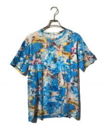 COMME des GARCONS SHIRT（コムデギャルソンシャツ）の古着「コットンジャージーフーツラプリントTシャツ/クルーネック半袖Tシャツ」｜マルチカラー