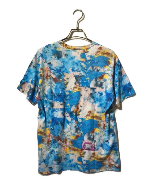 COMME des GARCONS SHIRT（コムデギャルソンシャツ）COMME des GARCONS SHIRT (コムデギャルソンシャツ) コットンジャージーフーツラプリントTシャツ/クルーネック半袖Tシャツ マルチカラー サイズ:Lの古着・服飾アイテム
