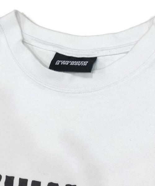 NISHIMOTO IS THE MOUTH（ニシモトイズザマウス）NISHIMOTO IS THE MOUTH (ニシモトイズザマウス) FACE Collaboration S/S Tee ホワイト サイズ:Ｍの古着・服飾アイテム